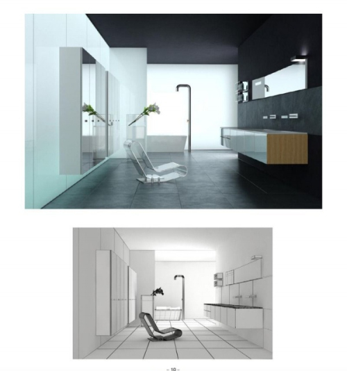 Clean atmosphere 3D model