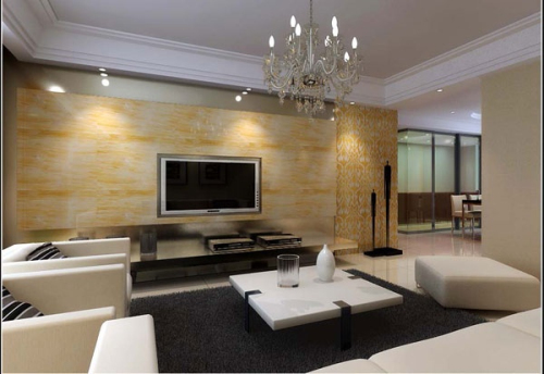 Modern living room 3d model