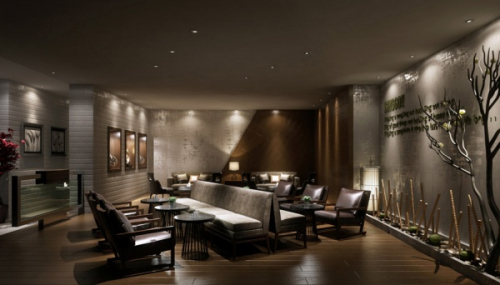 Fashion art cafe 3d model