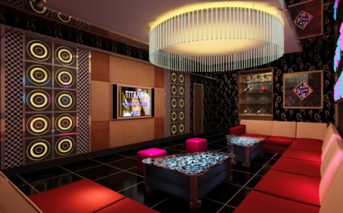 Stylish KTV big bag 3d model