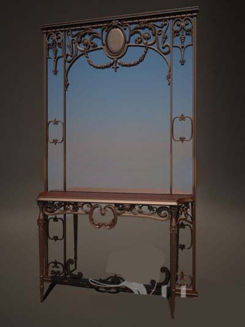 The study of bamboo bonsai model